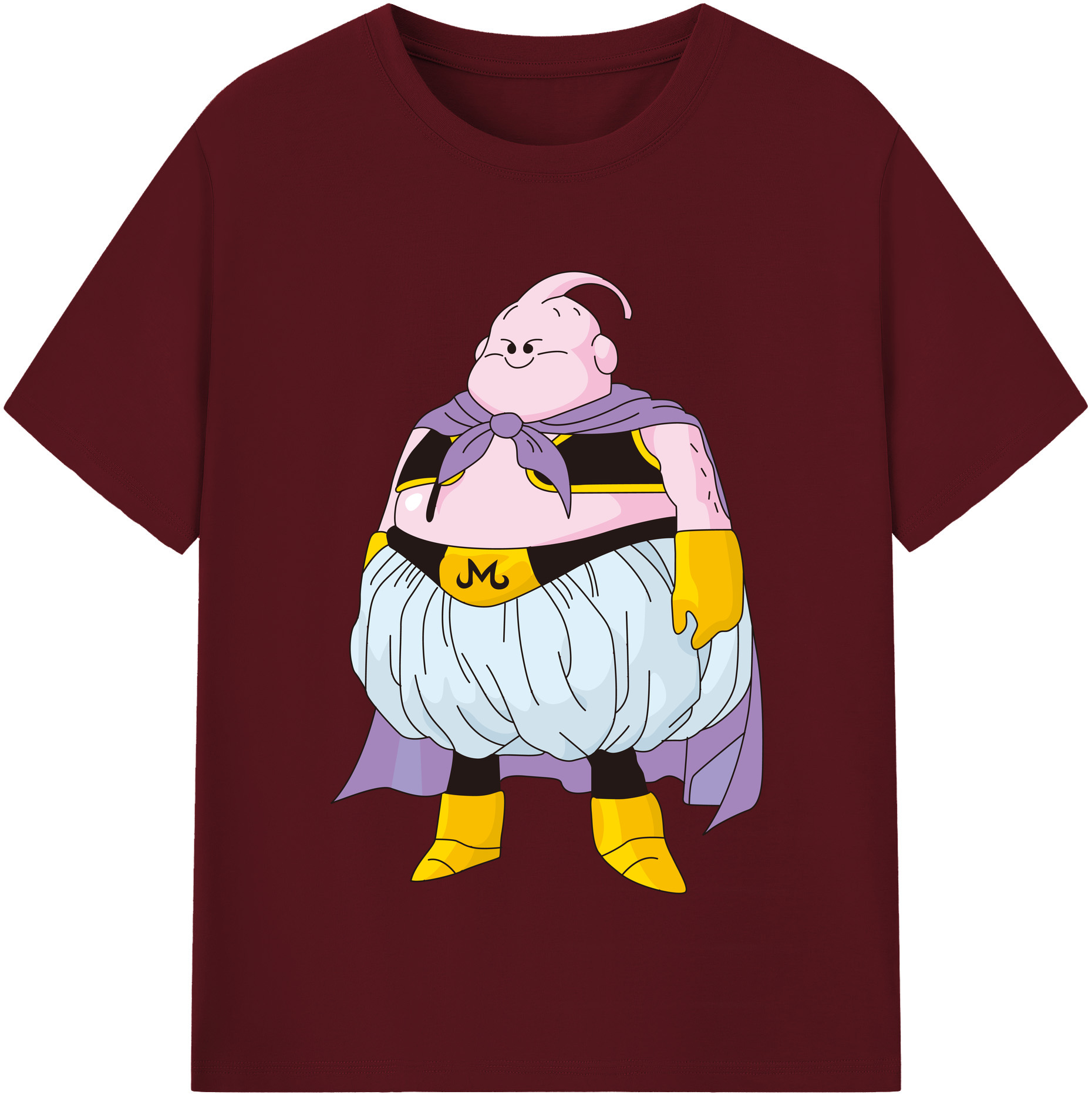 （画像用） ドラゴンボール 魔人ブウ DRAGON BALL Majin Buu 綿100％半袖Tシャツ（フロントプリント）